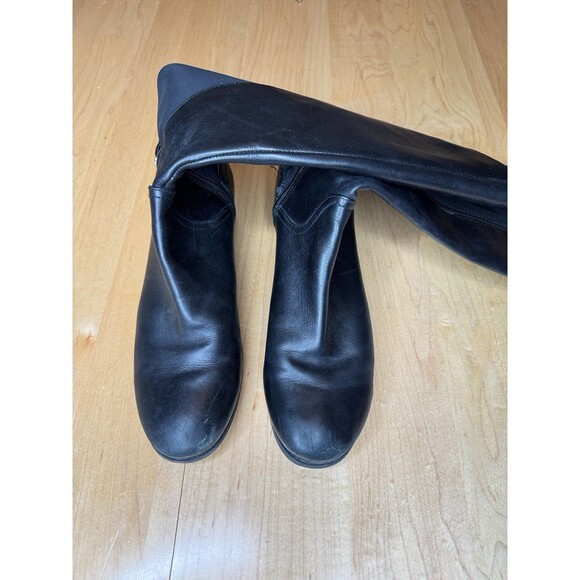 Nine West Vtg America Symphonyo Womens Boot 9 M black tall riding knee high - Picture 2 of 8